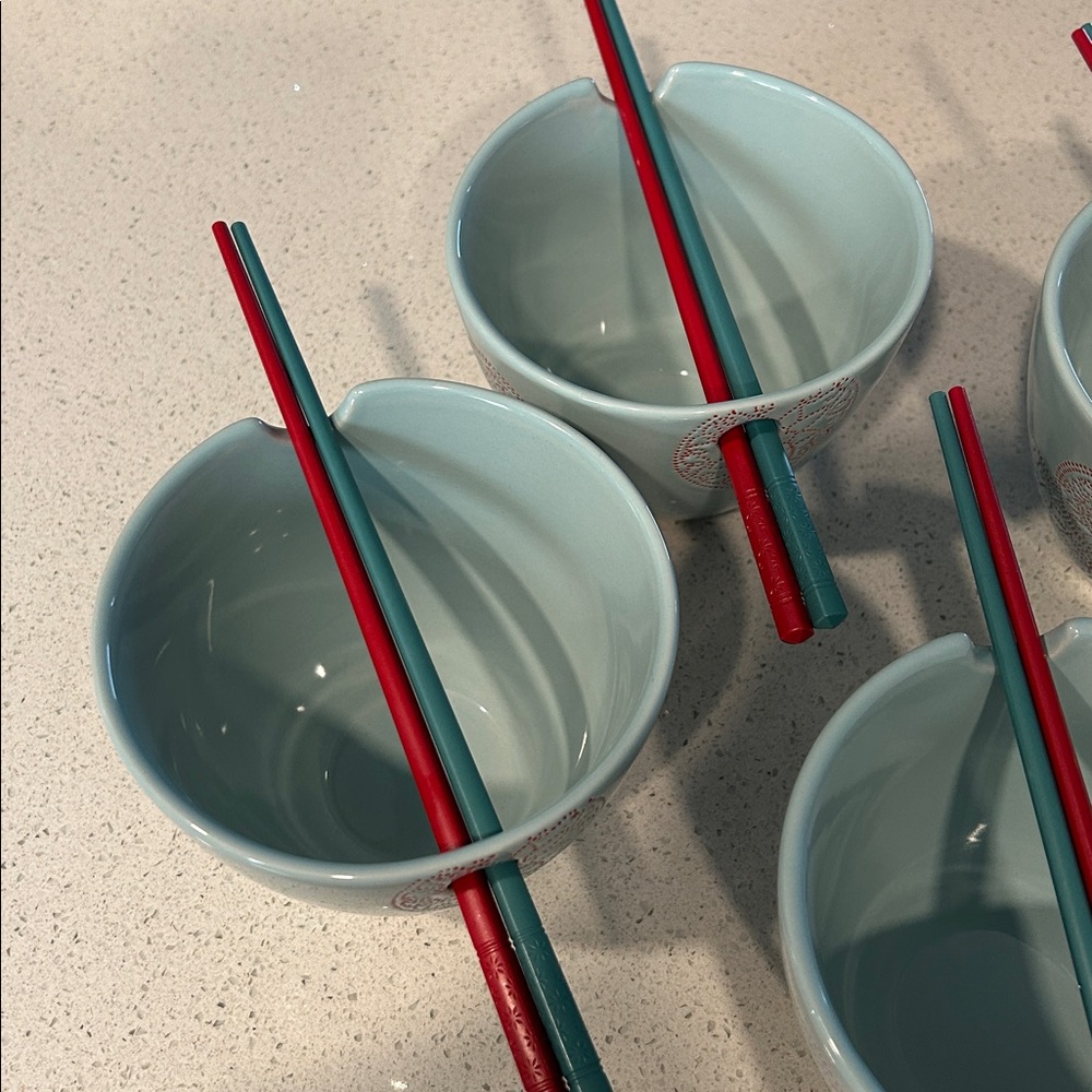 Torre & Tagus Chopsticks Bowl Set NWOT - Picture 12 of 14